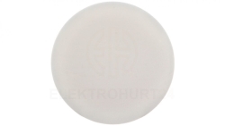Wkładka do przycisku 22mm płaska biała bez opisu M22-XD-W 216422
