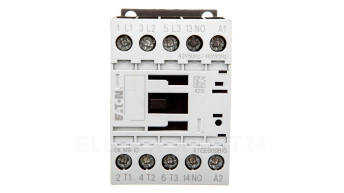 Stycznik mocy 9A 3Z 42VAC 1Z 0R DILM9-10(42V50HZ,48V60HZ) 276686