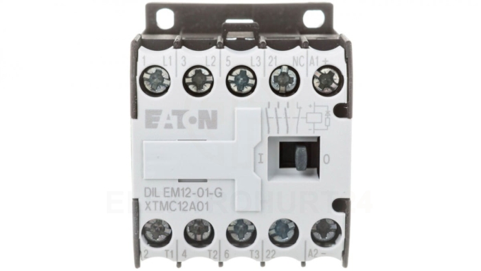 Stycznik mocy 12A 3P 24VDC 0Z 1R DILEM12-01-G(24VDC) 127137