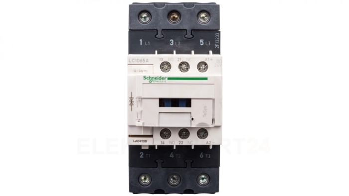 TeSys Deca Stycznik mocy 65A 3P 24V DC 1Z 1R (EVK) LC1D65ABD