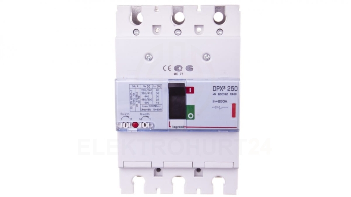 Wyłączniki mocy 3P 250A 36kA DPX3 250 420239