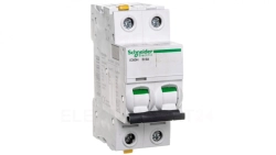 Wyłącznik nadprądowy 2P B 6A 10kA AC iC60H-B6-2 Acti9 A9F06206