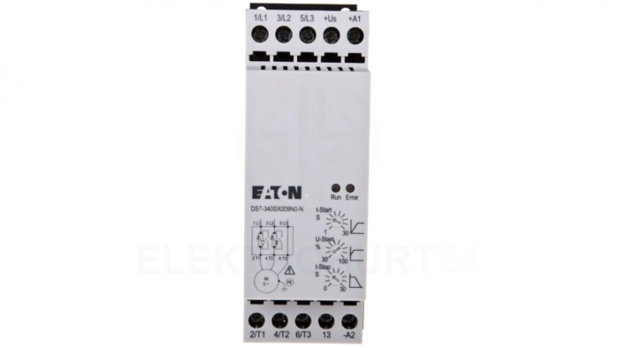 Softstart 3-fazowy 400VAC 9A 4kW/400V Uc=24V AC/DC DS7-340SX009N0-N 134910