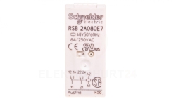 Przekaźnik miniaturowy 2P 8A 48V AC AgNi RSB2A080E7