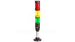 Kolumna sygnalizacyjna 24V AC/DC światło stałe czerwona/żółta/zielona SL4-100-L-RYG-24LED 171296