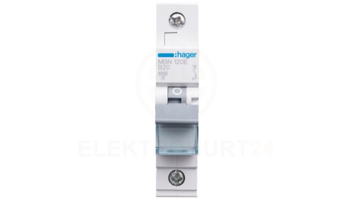 Wyłącznik nadprądowy 1P B 20A 6kA AC MBN120E