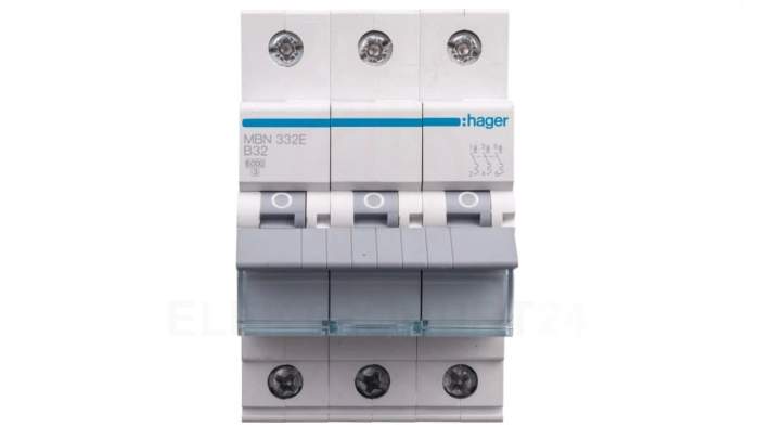 Wyłącznik nadprądowy 3P B 32A 6kA AC MBN332E