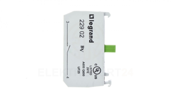 Styk pomocniczy 1Z montaż od góry 022902