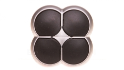 Napęd przycisku 4-ro pozycyjny 22mm czarny z samopowrotem M22-D4-S 279411