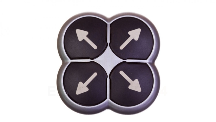 Napęd przycisku 4-ro pozycyjny czarny /strzałki/ z samopowrotem M22-DI4-S-X7 286338