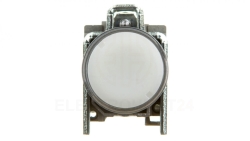 Przycisk sterowniczy 22mm biały 1Z 1R z samopowrotem z podświetleniem XB4BW3165