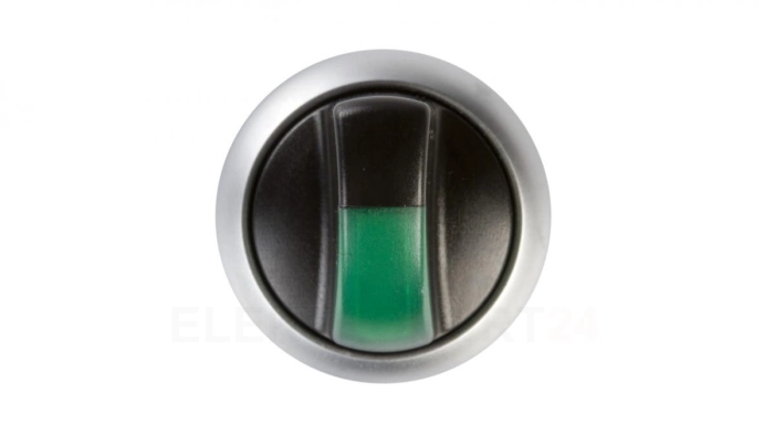Napęd przełącznika 3 położeniowy zielony z podświetleniem bez samopowrotu M22-WRLK3-G 216847