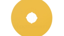 Tabliczka opisowa żółta okrągła fi90 bez nadruku M22-XAK 216464