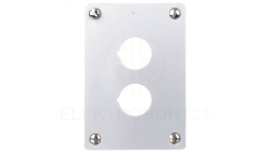 Płyta czołowa do montażu podtynkowego 2-otwory 22mm M22-E2 216543
