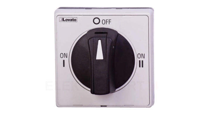 Napęd drzwiowy I-0-II do rozłączników z blokadą czarne GAX67B