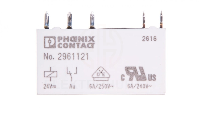 Przekaźnik interfejsowy 1P 6A 24V DC REL-MR- 24DC/21AU AgSnO 2961121 /10szt./