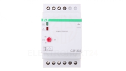 Przekaźnik zaniku i asymetrii faz z kontrolą styków stycznika 10A 1P 4sek 40-80V CZF-332