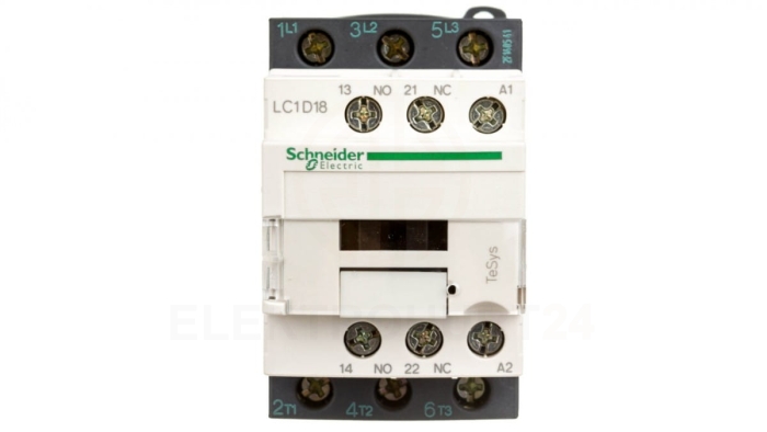 TeSys Deca Stycznik mocy 18A 3P 42V AC 1Z 1R LC1D18D7