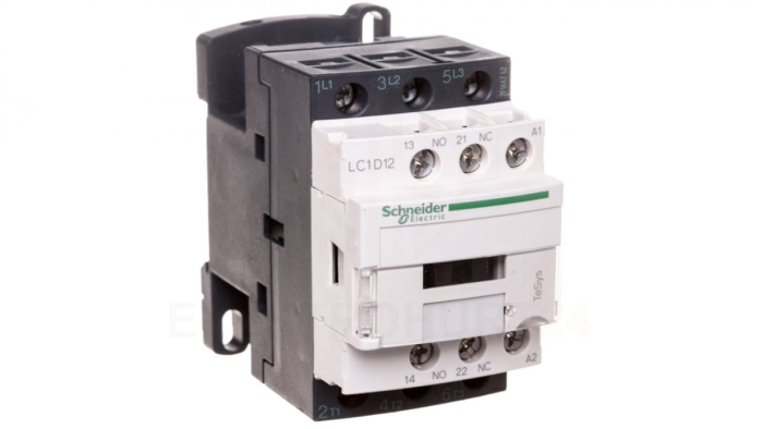TeSys Deca Stycznik mocy 12A 3P 400V AC 1Z 1R LC1D12V7
