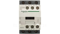 TeSys Deca Stycznik mocy 18A 3P 48V DC 1Z 1R LC1D18ED