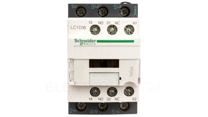 TeSys Deca Stycznik mocy 18A 3P 400V AC 1Z 1R LC1D18V7