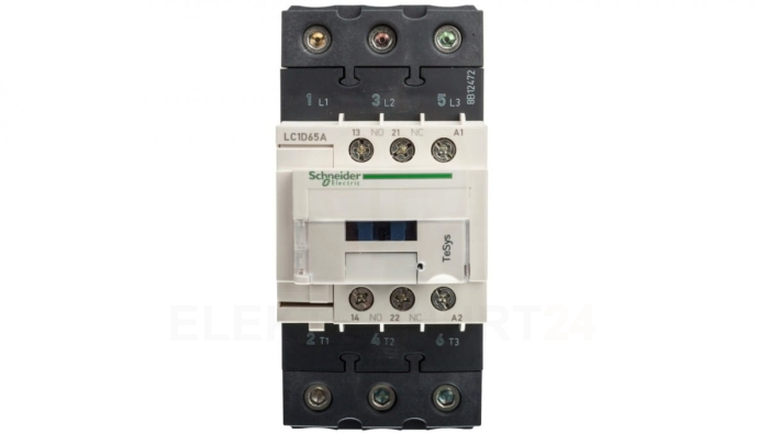 TeSys Deca Stycznik mocy 65A 3P 24V AC 1Z 1R (EVK) LC1D65AB7