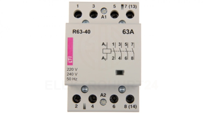 Stycznik modułowy 63A 230V AC 4Z 0R R 63-40 002463450