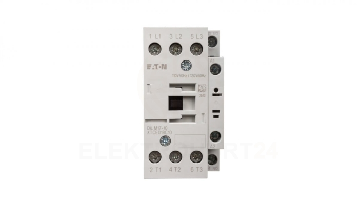Stycznik mocy 17A 3P 110V AC 1Z 0R DILM17-10 (110V50HZ,120V60HZ) 277001