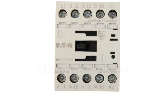 Stycznik mocy 15A 3P 230V AC 1Z 0R DILM15-10 (230V50HZ,240V60HZ) 290058