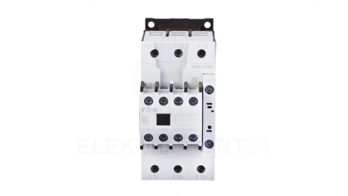 Stycznik mocy 40A 3P 230V AC 2Z 2R DILM40-22(230V50HZ,240V60HZ) 277798