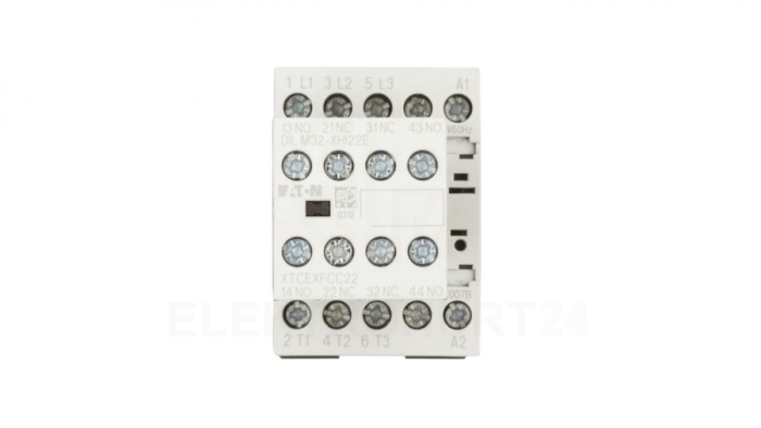 Stycznik mocy 7A 3P 230V AC 2Z 2R DILM7-22(230V50HZ,240V60HZ) 106360