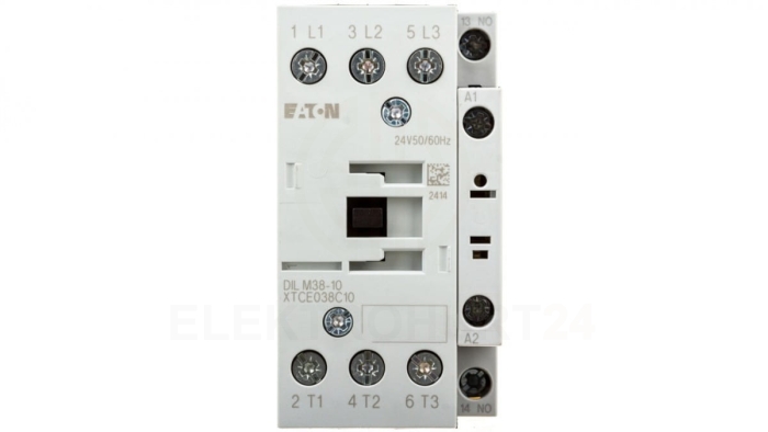 Stycznik mocy 38A 3P 24V AC 1Z 0R DILM38-10(24V50/60HZ) 112432