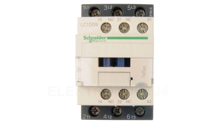 TeSys Deca Stycznik mocy 9A 3P 230V AC 1Z 1R LC1D09P7