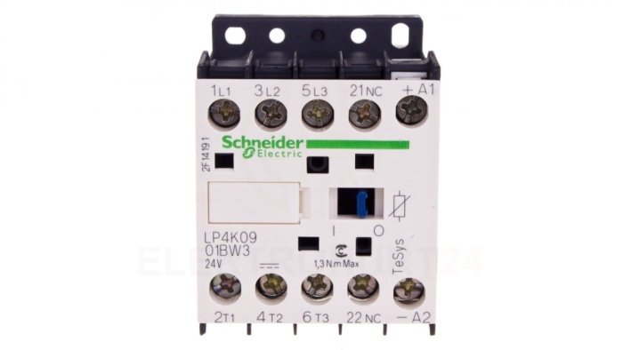 Stycznik mocy 9A 3P 24V DC 0Z 1R LP4K0901BW3