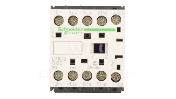Stycznik mocy 12A 3P 24V DC 0Z 1R LP1K1201BD