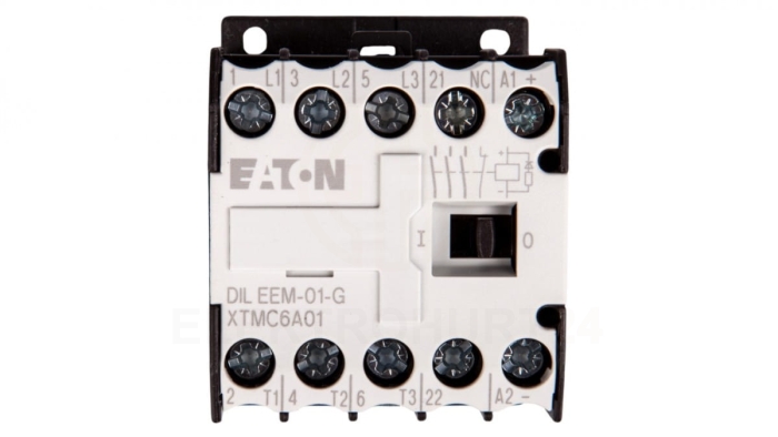Stycznik mocy 6A 3P 24V DC 0Z 1R DILEEM-01-G(24VDC) 051650