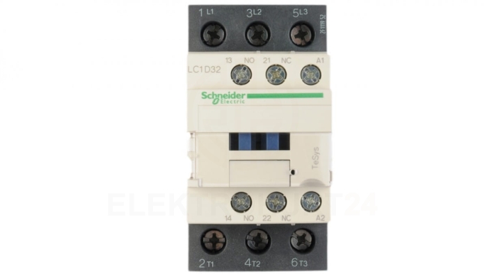 TeSys Deca Stycznik mocy 32A 3P 24V AC 1Z 1R LC1D32B7