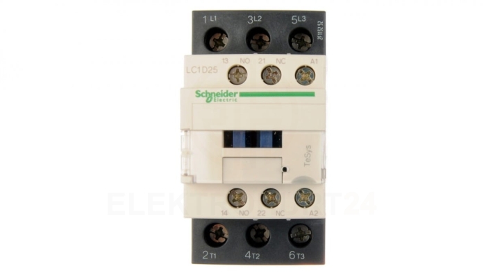 TeSys Deca Stycznik mocy 25A 3P 230V AC 1Z 1R LC1D25P7