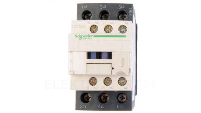 TeSys Deca Stycznik mocy 25A 3P 24V AC 1Z 1R LC1D25B7
