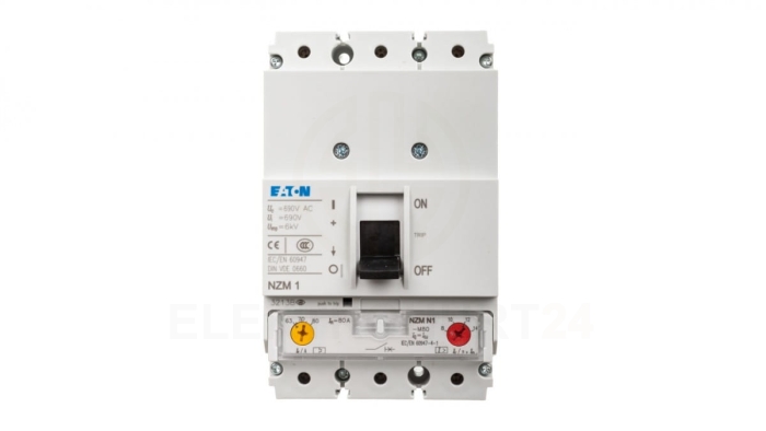 Wyłącznik silnikowy 3P 37kW 63-80A NZMN1-M80 265721