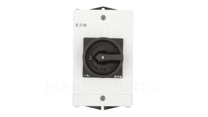 Łącznik krzywkowy 0-1 3P 25A 1Z 1R w obudowie IP65 P1-25/I2/SVB-SW/HI11 207295
