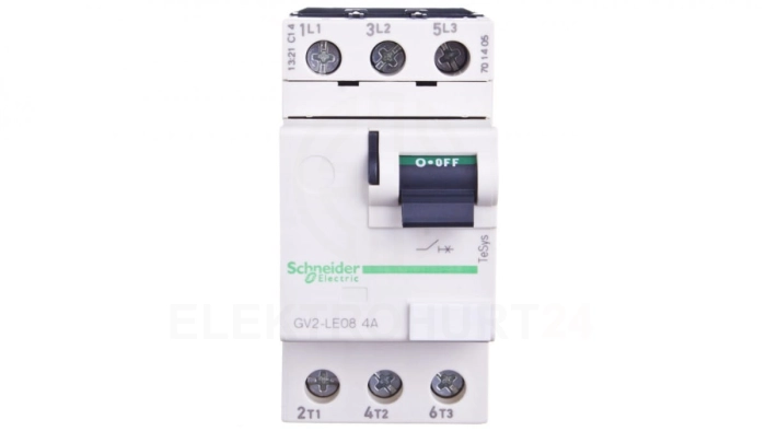 TeSys Deca Wyłącznik silnikowy 3P 1,5kW 2,5A GV2LE08