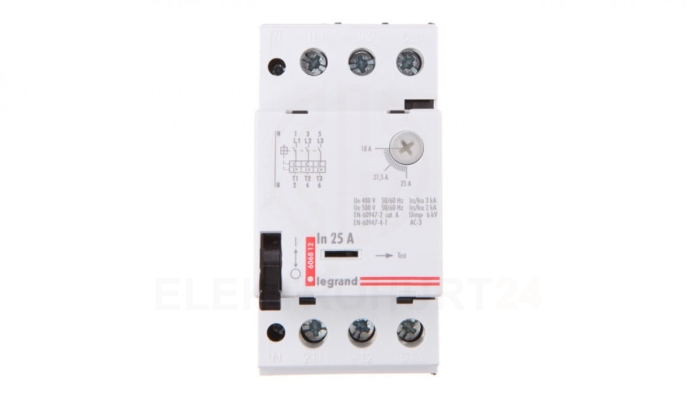 Wyłącznik silnikowy 3P 11kW 18-25A M 250 25 606812