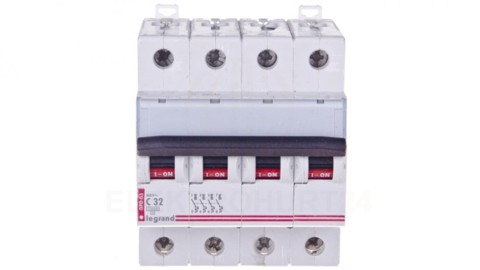 Wyłącznik nadprądowy 4P C 32A 10kA AC S314 TX3 404259