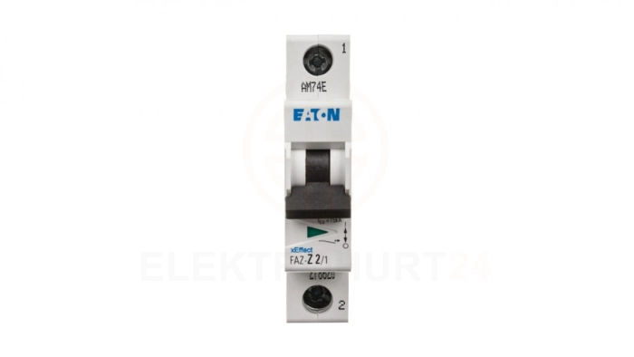 Wyłącznik nadprądowy 1P Z 2A 15kA AC FAZ Z2/1 278620