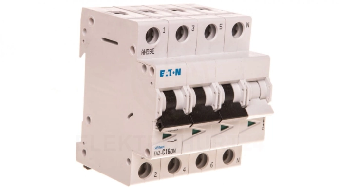 Wyłącznik nadprądowy 3+N C 16A 15kA AC FAZ C16/3N 278975