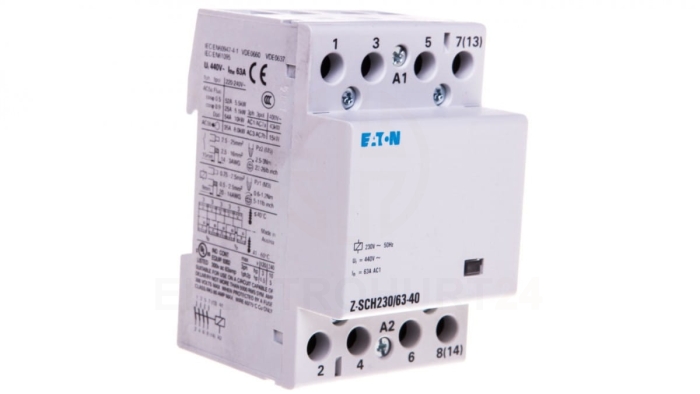 Stycznik modułowy 63A 4Z 0R 230V AC Z-SCH230/63-40 248856