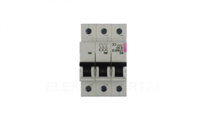 Wyłącznik nadprądowy 3P B 63A 6kA AC ETIMAT10 002125722