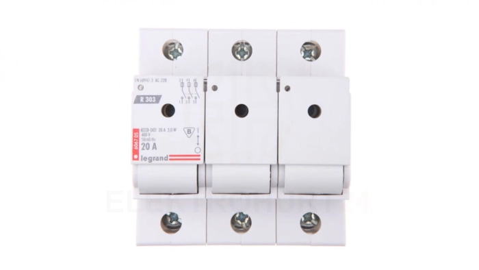 Rozłącznik bezpiecznikowy 3P 20A D02 R303 606705
