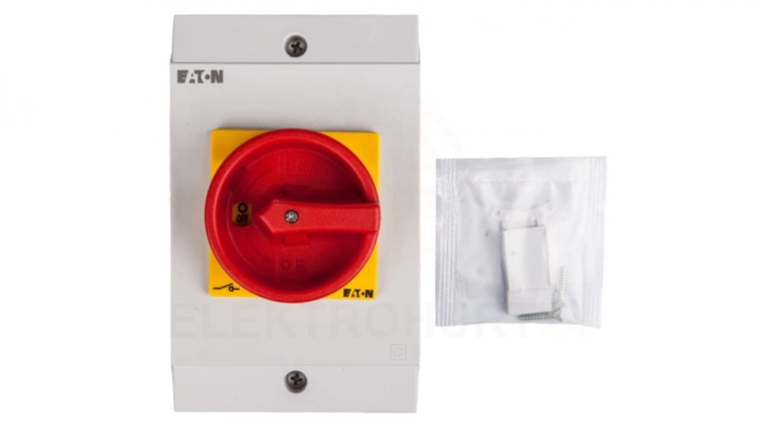 Łącznik krzywkowy 0-1 3P 32A w obudowie P1-32/I2/SVB 207314